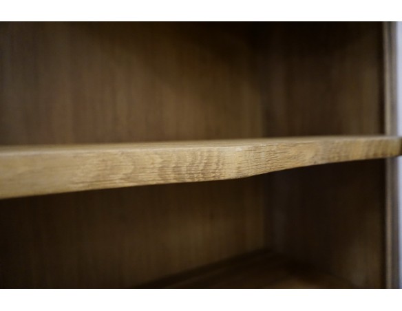 WITRYNA Z KOMODĄ LITY DĄB SZER. 134 CM