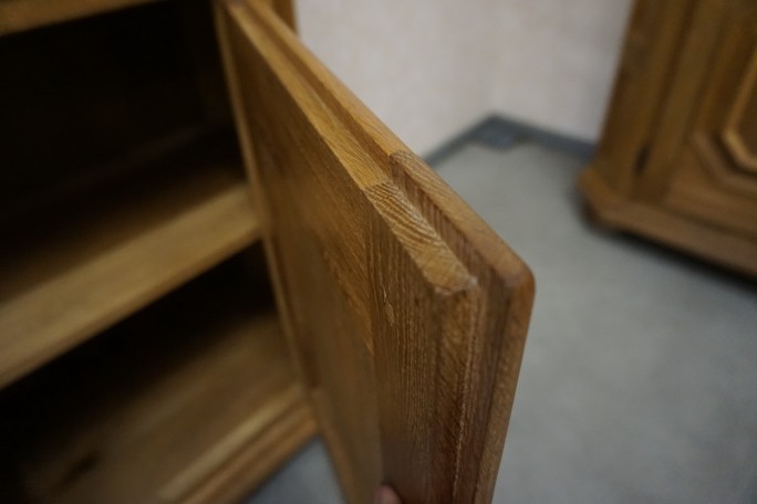 WITRYNA Z KOMODĄ LITY DĄB SZER. 134 CM