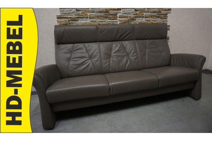 SOFA 3 OSOBOWA SKÓRA NATURALNA SZER. 205 CM