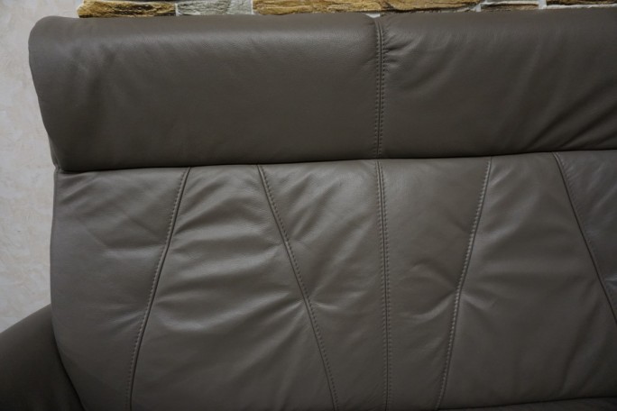 SOFA 3 OSOBOWA SKÓRA NATURALNA SZER. 205 CM