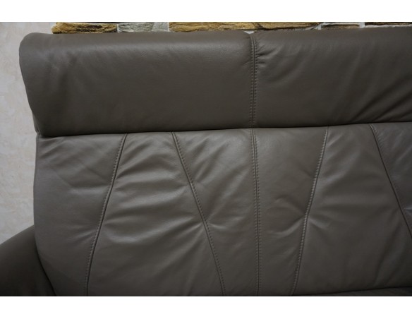 SOFA 3 OSOBOWA SKÓRA NATURALNA SZER. 205 CM