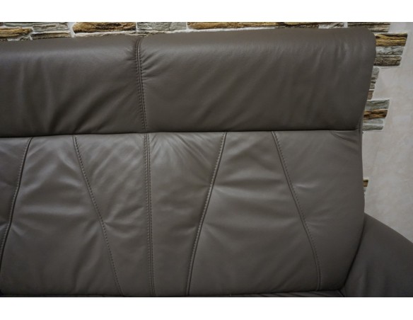 SOFA 3 OSOBOWA SKÓRA NATURALNA SZER. 205 CM