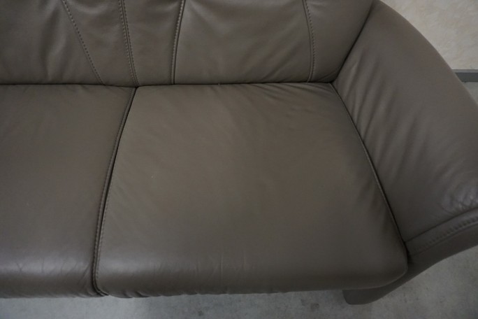 SOFA 3 OSOBOWA SKÓRA NATURALNA SZER. 205 CM