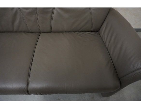 SOFA 3 OSOBOWA SKÓRA NATURALNA SZER. 205 CM