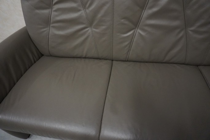 SOFA 3 OSOBOWA SKÓRA NATURALNA SZER. 205 CM