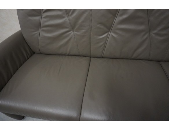 SOFA 3 OSOBOWA SKÓRA NATURALNA SZER. 205 CM