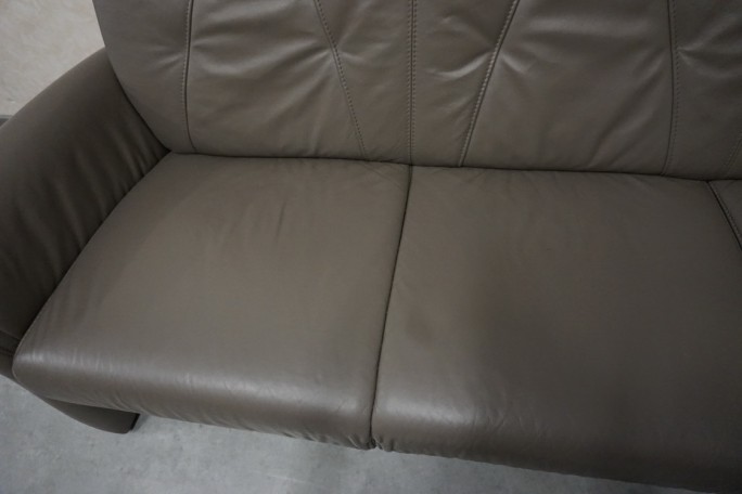 SOFA 3 OSOBOWA SKÓRA NATURALNA SZER. 205 CM
