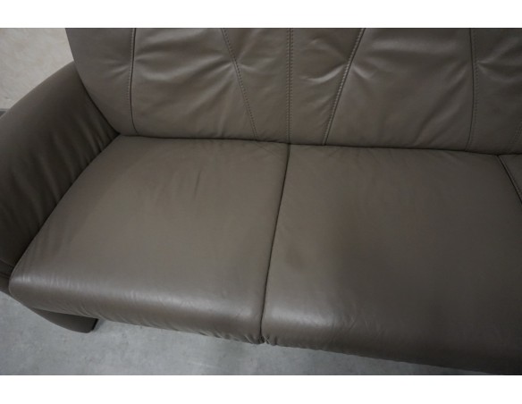 SOFA 3 OSOBOWA SKÓRA NATURALNA SZER. 205 CM