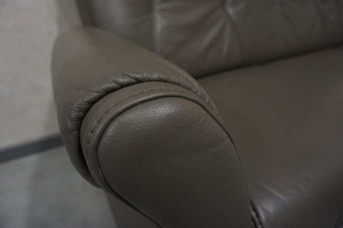 SOFA 3 OSOBOWA SKÓRA NATURALNA SZER. 205 CM