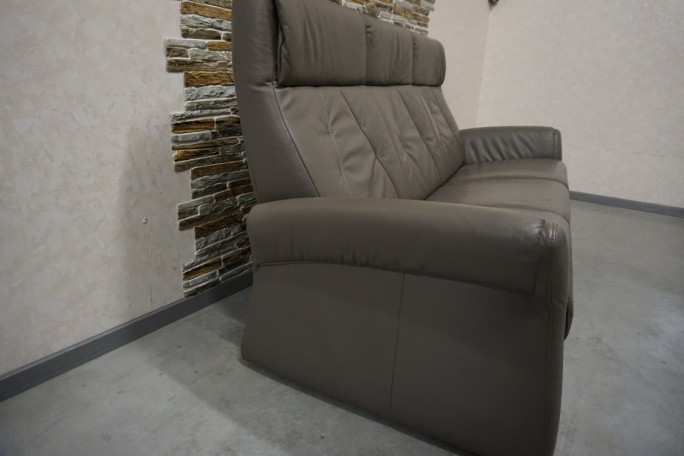 SOFA 3 OSOBOWA SKÓRA NATURALNA SZER. 205 CM