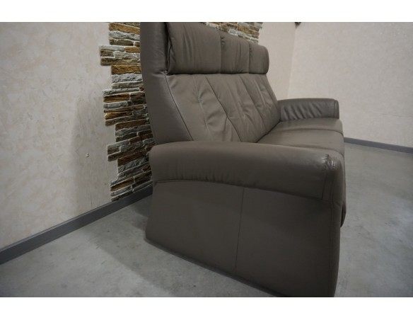 SOFA 3 OSOBOWA SKÓRA NATURALNA SZER. 205 CM