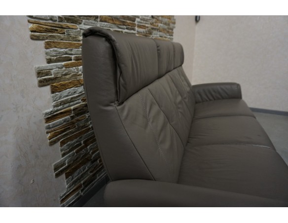 SOFA 3 OSOBOWA SKÓRA NATURALNA SZER. 205 CM