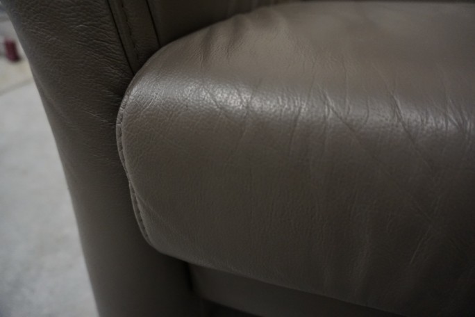 SOFA 3 OSOBOWA SKÓRA NATURALNA SZER. 205 CM