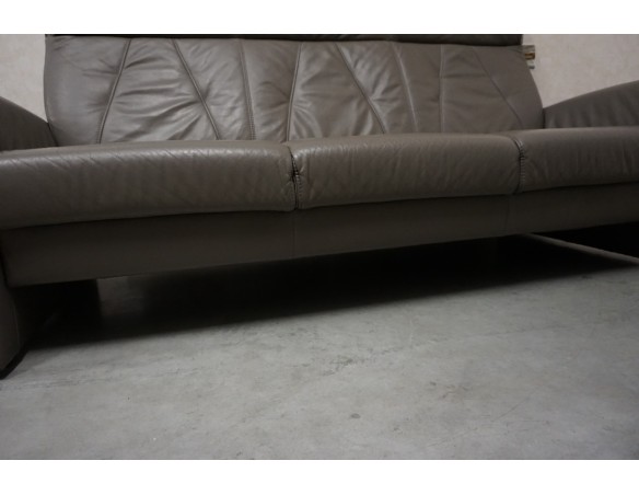 SOFA 3 OSOBOWA SKÓRA NATURALNA SZER. 205 CM