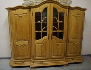 WITRYNA Z KOMODĄ LITY DĄB Z LITEGO DĘBU SZER. 275 CM 2