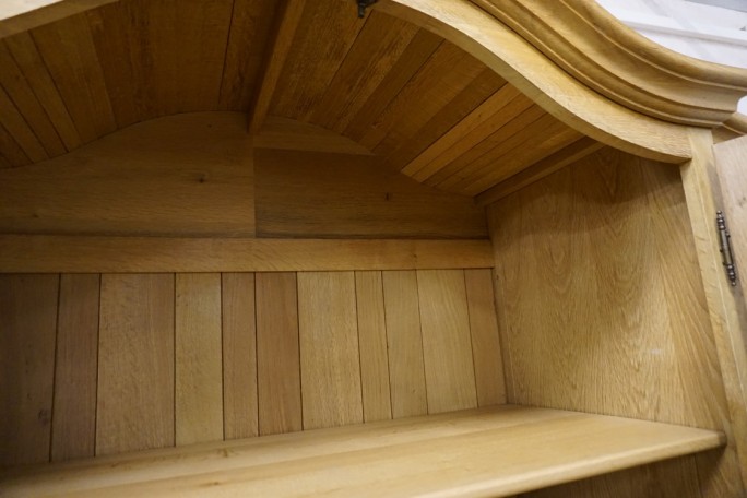 WITRYNA Z KOMODĄ LITY DĄB Z LITEGO DĘBU SZER....