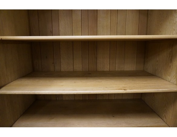 WITRYNA Z KOMODĄ LITY DĄB Z LITEGO DĘBU SZER. 275 CM