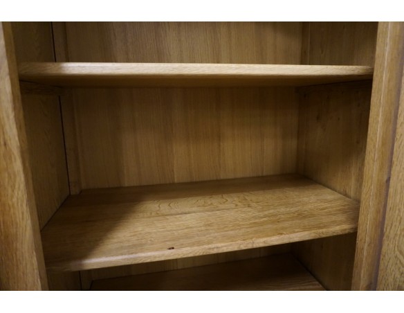 WITRYNA Z KOMODĄ LITY DĄB Z LITEGO DĘBU SZER. 275 CM