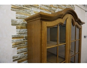 WITRYNA Z KOMODĄ DĘBOWA CIEMNA SZER. 120 CM 2