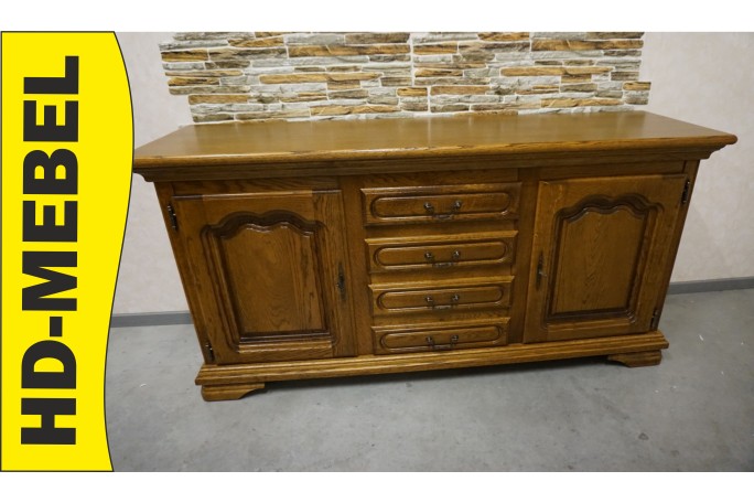 KOMODA DĘBOWA WYSOKA 91 CM , 2 DRZWIOWA SZER....