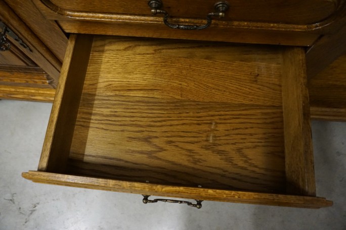 KOMODA DĘBOWA WYSOKA 91 CM , 2 DRZWIOWA SZER....