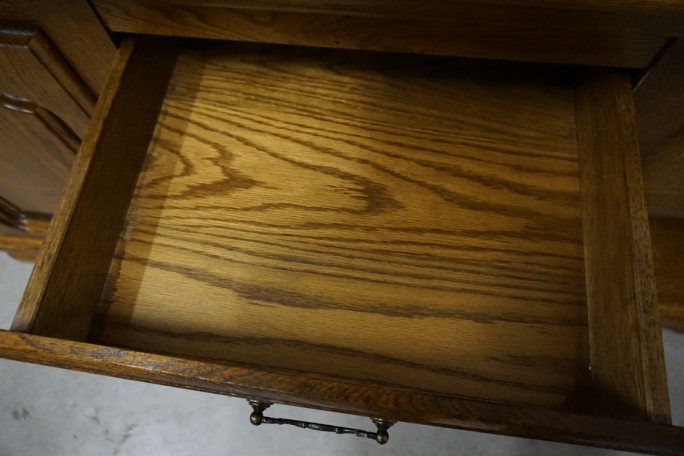 KOMODA DĘBOWA WYSOKA 91 CM , 2 DRZWIOWA SZER....