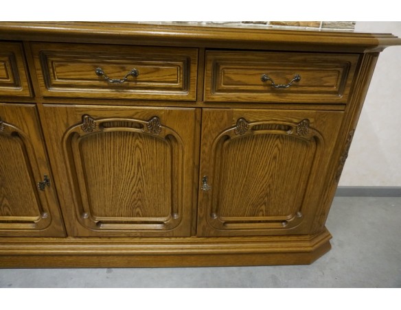 KOMODA DĘBOWA 3 DRZWIOWA SZER. 164 CM