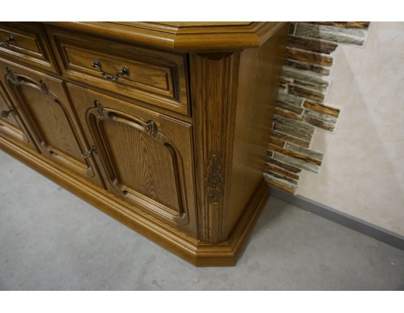 KOMODA DĘBOWA 3 DRZWIOWA SZER. 164 CM