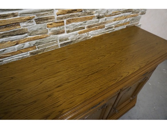 KOMODA DĘBOWA 3 DRZWIOWA SZER. 164 CM