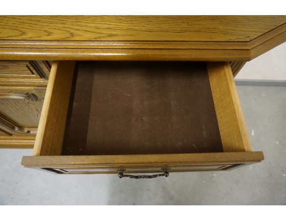 KOMODA DĘBOWA 3 DRZWIOWA SZER. 164 CM