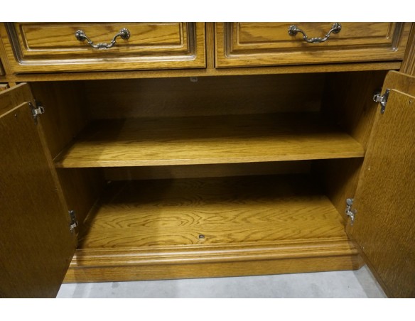 KOMODA DĘBOWA 3 DRZWIOWA SZER. 164 CM