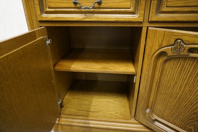 KOMODA DĘBOWA 3 DRZWIOWA SZER. 164 CM