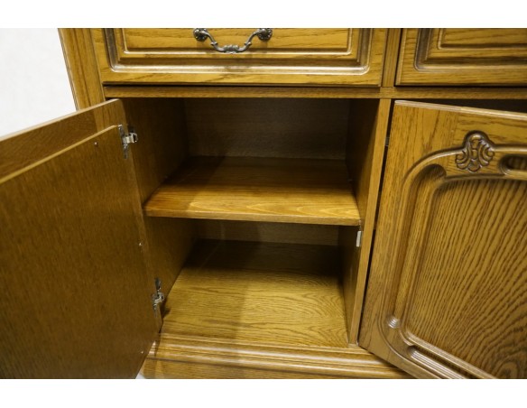 KOMODA DĘBOWA 3 DRZWIOWA SZER. 164 CM