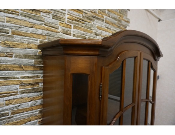 WITRYNA BIBLIOTEKA ORZECHOWA 2 DRZWIOWA SZER. 125 CM