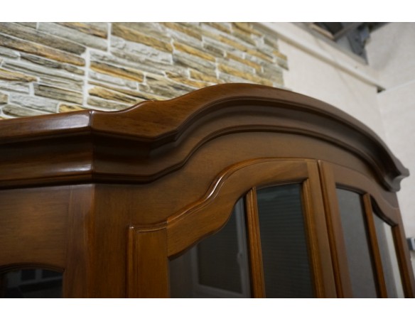 WITRYNA BIBLIOTEKA ORZECHOWA 2 DRZWIOWA SZER. 125 CM