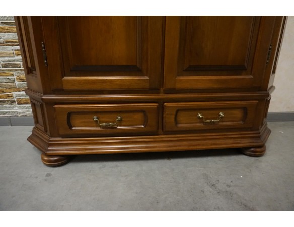 WITRYNA BIBLIOTEKA ORZECHOWA 2 DRZWIOWA SZER. 125 CM