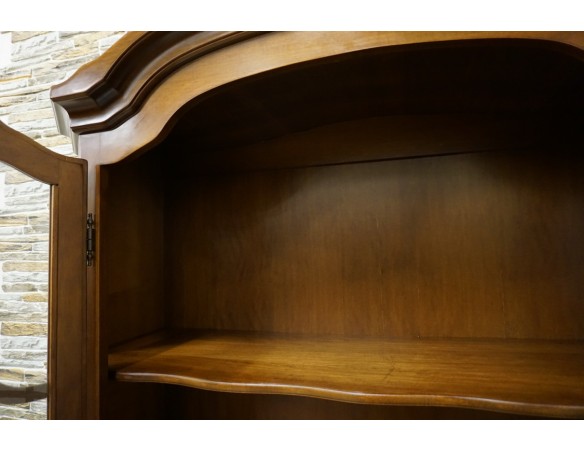 WITRYNA BIBLIOTEKA ORZECHOWA 2 DRZWIOWA SZER. 125 CM