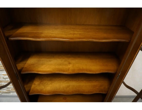 WITRYNA BIBLIOTEKA ORZECHOWA 2 DRZWIOWA SZER. 125 CM