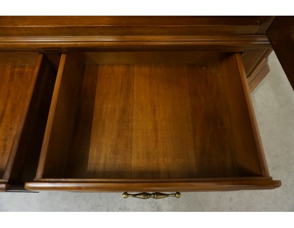 WITRYNA BIBLIOTEKA ORZECHOWA 2 DRZWIOWA SZER. 125 CM