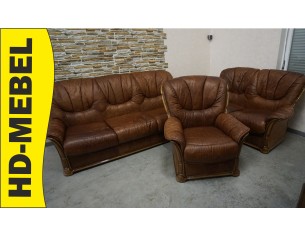 ZESTAW SKÓRA NATURALNA WŁOSKI STYL 3+2+1 DO RENOWACJI