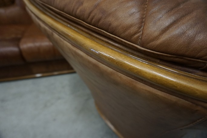 ZESTAW SKÓRA NATURALNA WŁOSKI STYL 3+2+1 DO...