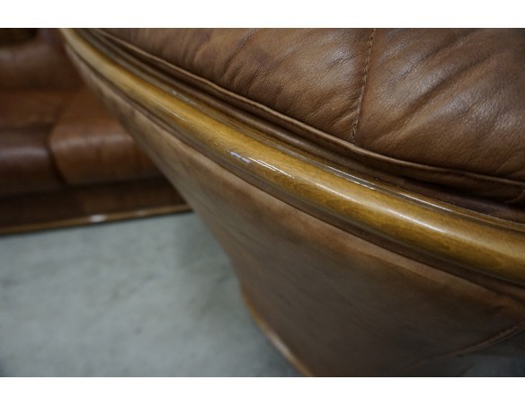 ZESTAW SKÓRA NATURALNA WŁOSKI STYL 3+2+1 DO RENOWACJI