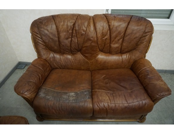 ZESTAW SKÓRA NATURALNA WŁOSKI STYL 3+2+1 DO RENOWACJI