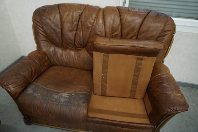 ZESTAW SKÓRA NATURALNA WŁOSKI STYL 3+2+1 DO...