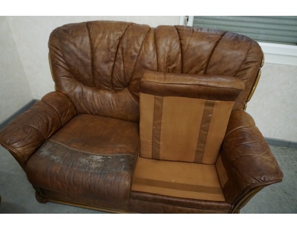 ZESTAW SKÓRA NATURALNA WŁOSKI STYL 3+2+1 DO RENOWACJI