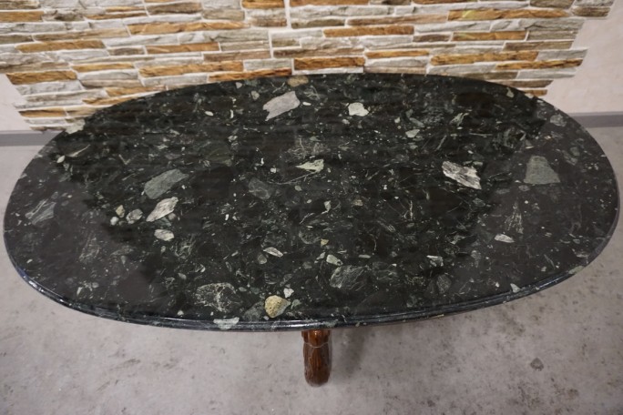 MAŁA ŁAWA OWALNA ORZECHOWA MALACHITOWY BLAT...