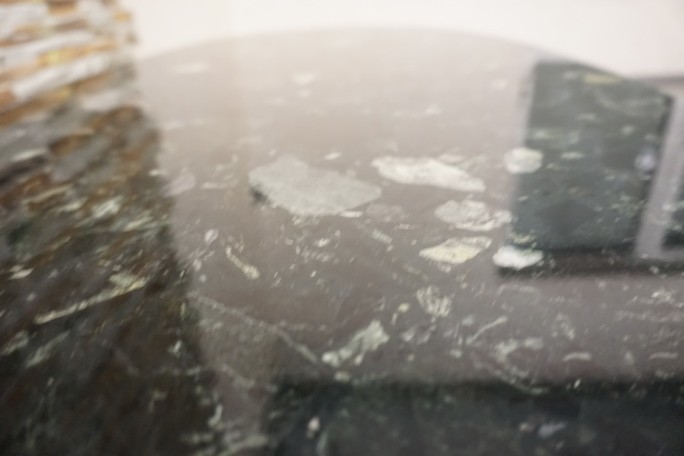 MAŁA ŁAWA OWALNA ORZECHOWA MALACHITOWY BLAT...