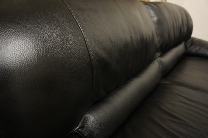 ZESTAW SKÓRA NATURALNA 3+2 CZARNA NA ALU STOPACH