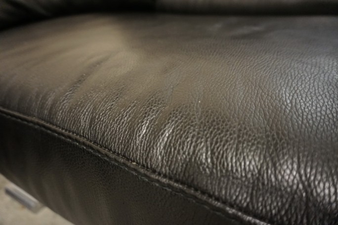 ZESTAW SKÓRA NATURALNA 3+2 CZARNA NA ALU STOPACH