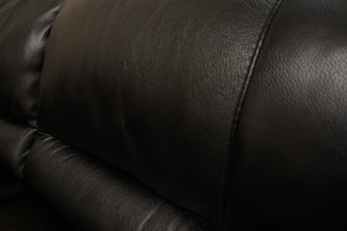 ZESTAW SKÓRA NATURALNA 3+2 CZARNA NA ALU STOPACH